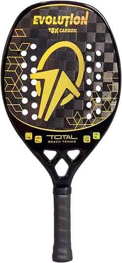 Raquete Beach Tennis Carbono 18k Total Evolution + Capa