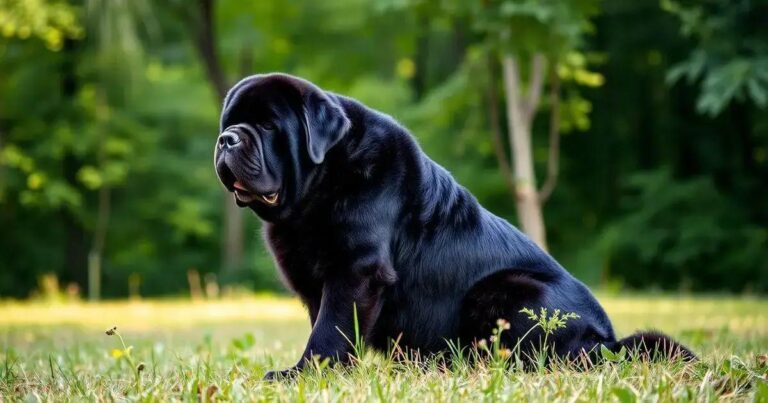 cachorro são bernardo preto