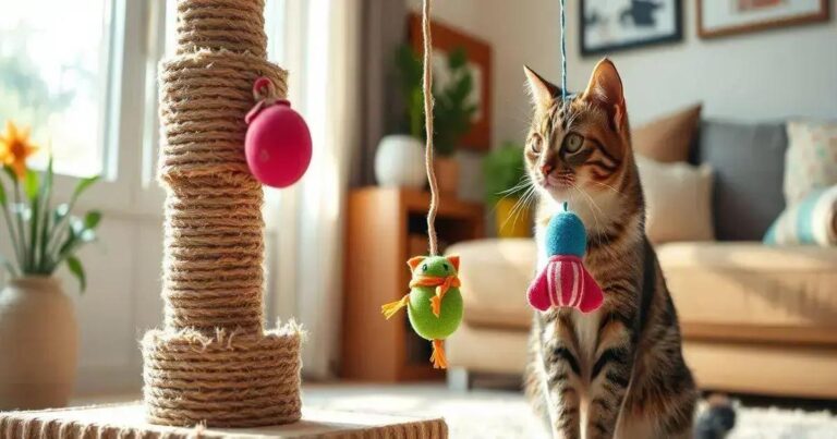 Como Fazer Brinquedo E Arranhador Para Gatos