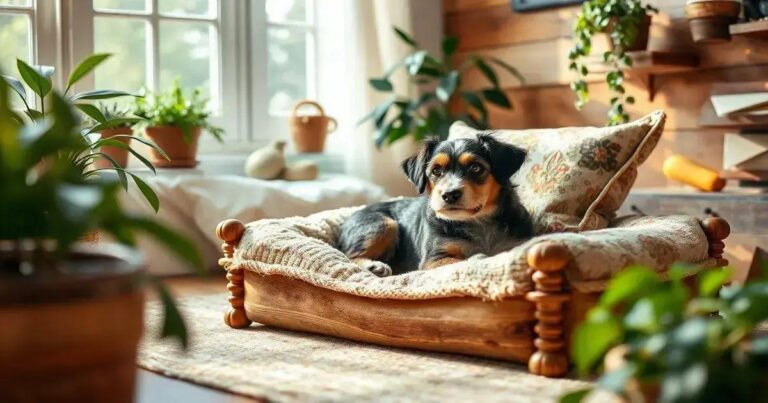 como fazer cama de cachorro em casa