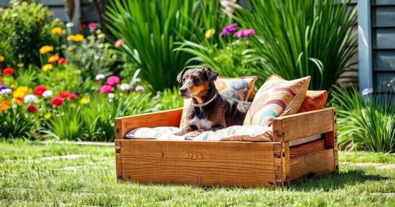 como fazer caminha de cachorro com caixote