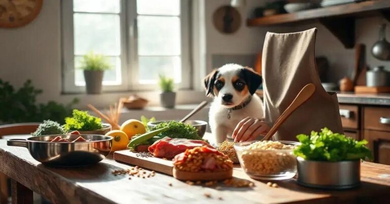 como fazer ração para cachorro filhote