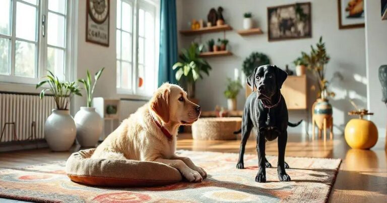 como fazer um cachorro se acostumar com outro filhote