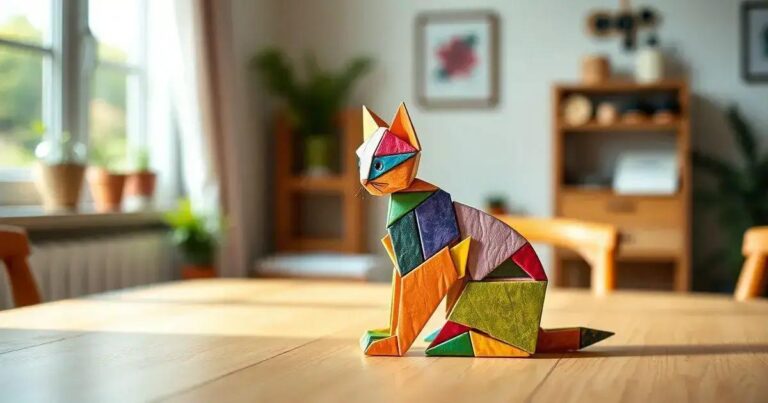 Como Fazer Um Gato De Tangram