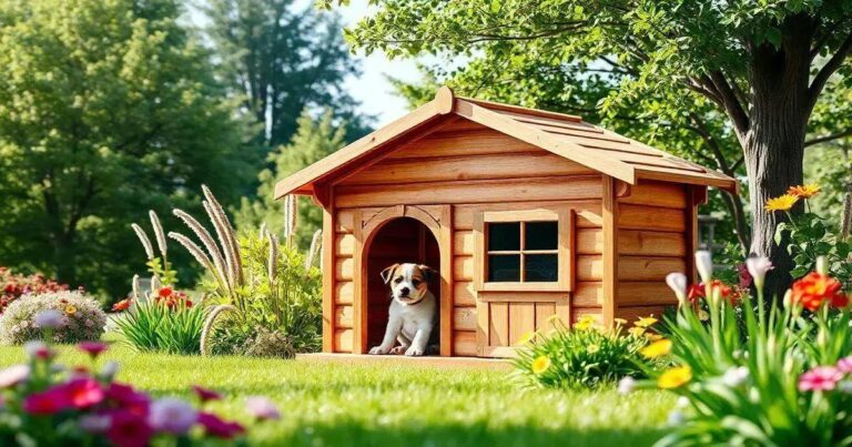 como fazer uma casa de cachorro de madeira