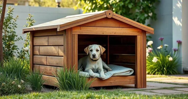 como fazer casinha de cachorro de madeira grande