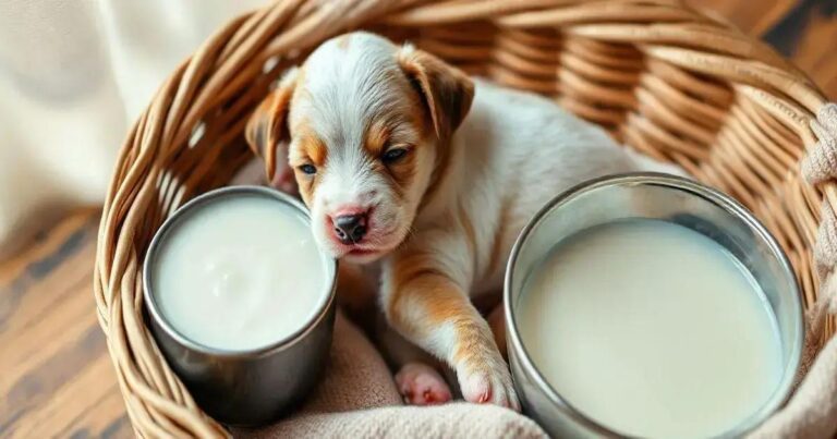 como fazer leite materno de cachorro