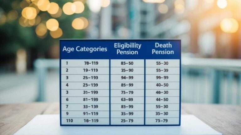 Tabela de Idade para Receber Pensão por Morte: Guia Completo 2025